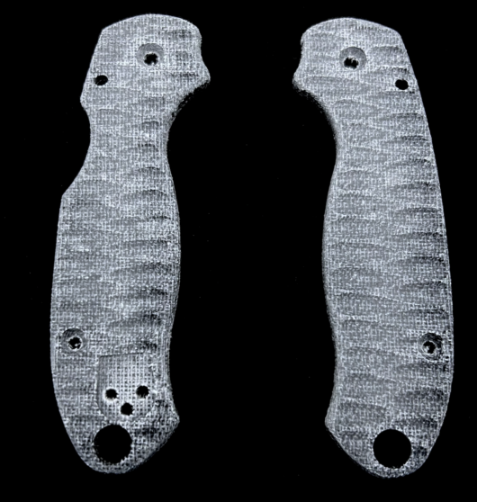 Para 3 Terrotuff Anso style scales in Grey (1 pair)